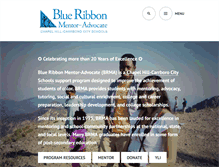 Tablet Screenshot of blueribbonmentors.org